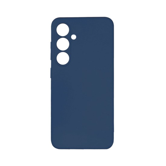 Capa de Silicone com Moldura de Câmera para Samsung Galaxy S24 Azul Escuro